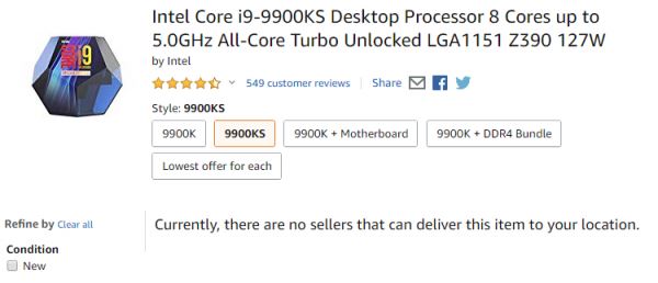 Король умер: процессор Intel Core i9-9900KS исчез из продажи