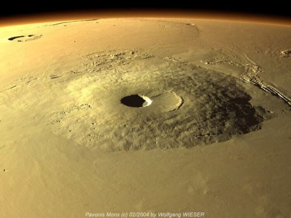 Что скрывается в древних вулканах Марса?